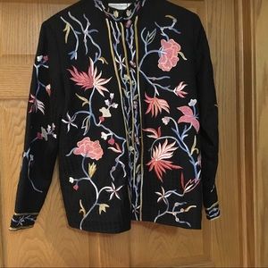 Embroidered jacket by Drapers&Damon’s